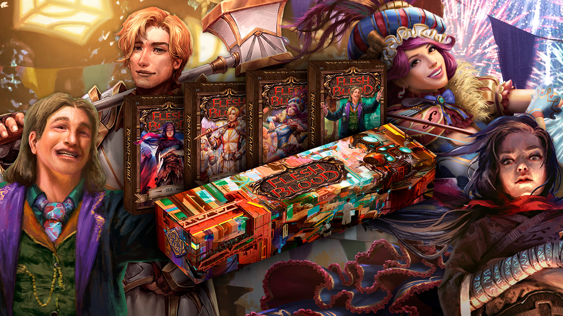 Flesh and Blood image presenting one of the card sets.